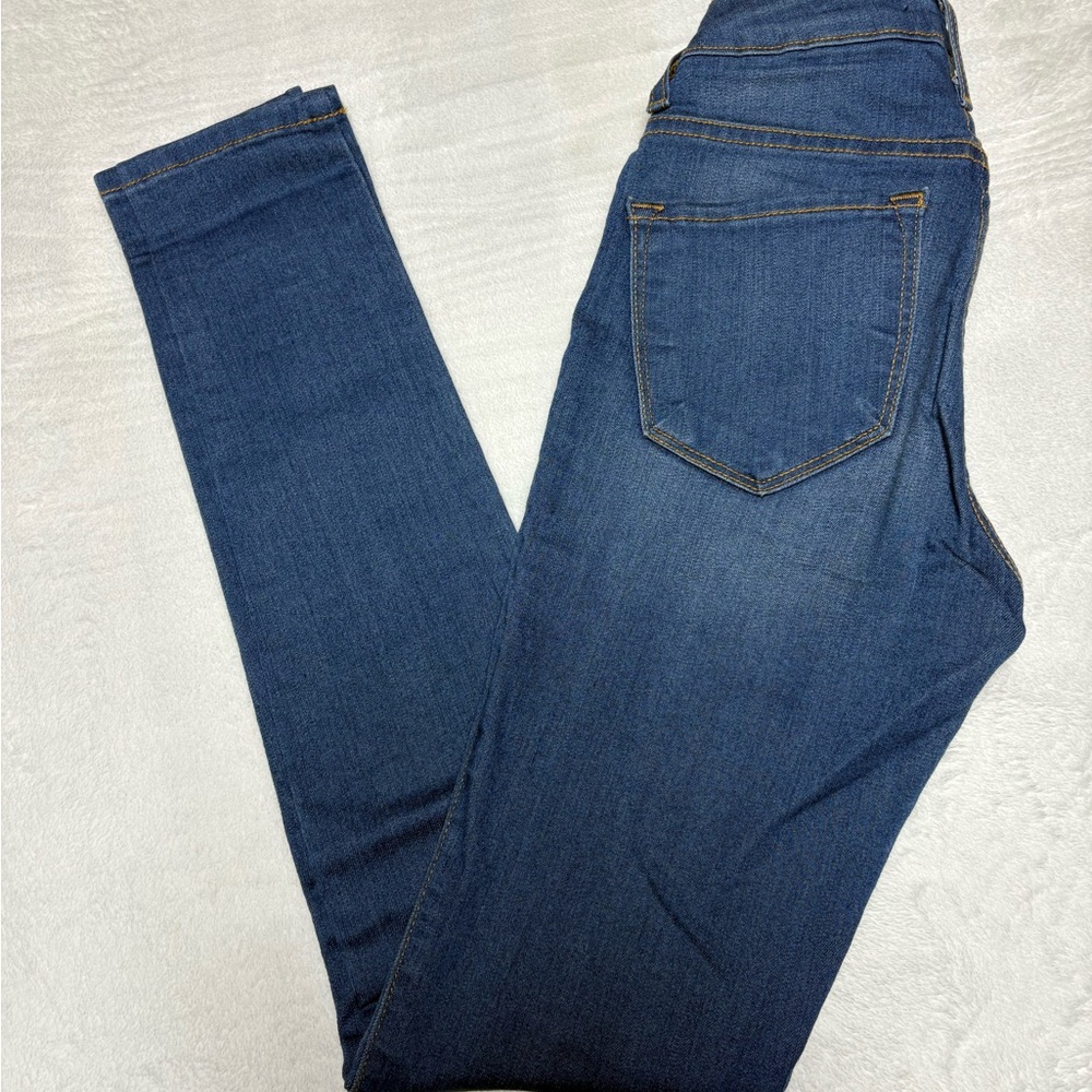 Fashion Nova Dark Blue Skinny Jeans